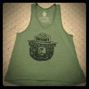 Mighty Fine Smokey the Bear tank top